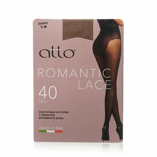 Колготки ATTO, 40 den, размер 3, бежевый