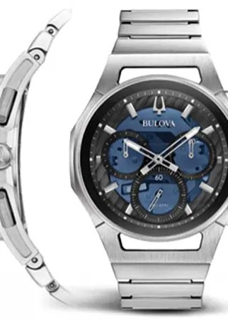 Японские наручные  мужские часы Bulova 96A205. Коллекция CURV