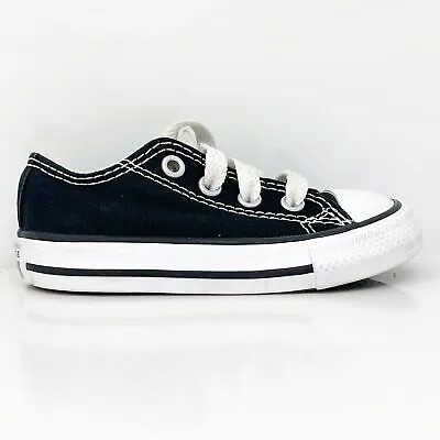 Converse Boys Chuck Taylor All Star OX 7J235 Черные повседневные кроссовки, размер 5