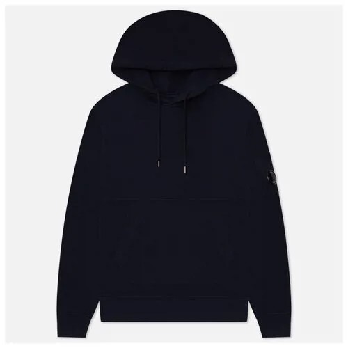 Мужская толстовка C.P. Company Cotton Fleece Hoodie Garment Dyed синий, Размер S