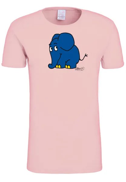 Футболка Logoshirt Sendung mit der Maus Elefant, цвет hellrosa