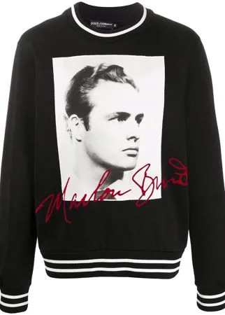 Dolce & Gabbana толстовка с принтом Marlon Brando