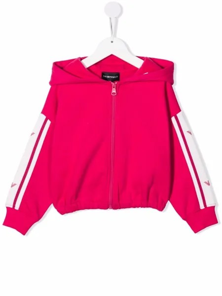 Emporio Armani Kids худи на молнии с логотипом