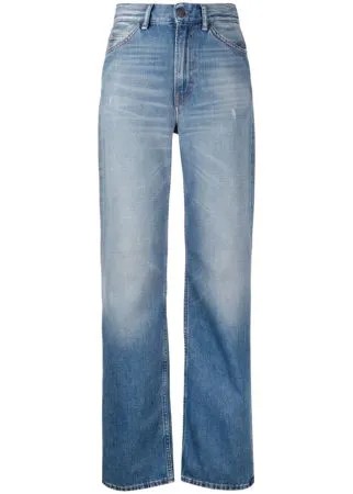 Acne Studios прямые джинсы с эффектом потертости
