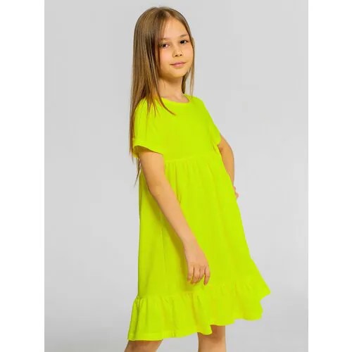 Платье ИНОВО, размер 110, зеленый