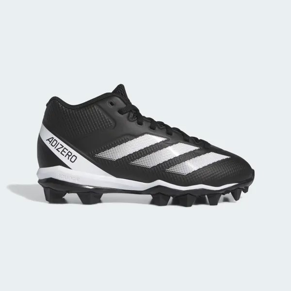 Формованные футбольные бутсы Adizero Impact.2 Adidas, цвет Core Black/Cloud White/Core Black