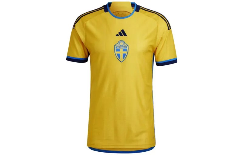 Домашняя футболка сборной Швеции 22 Adidas, желтый