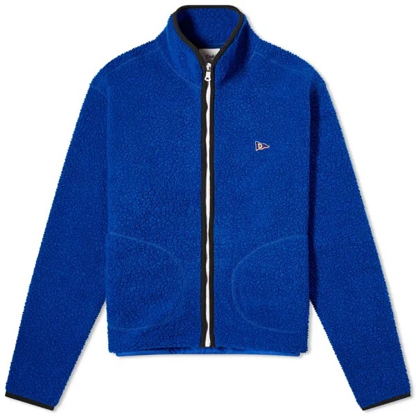 Жилет Drake'S Boucle Wool Zip Fleece, синий
