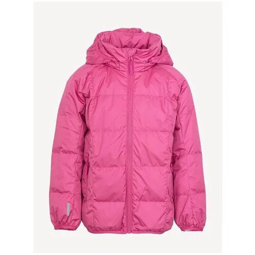 Куртка для девочки котофей 07057008-40 размер 104 цвет фуксия