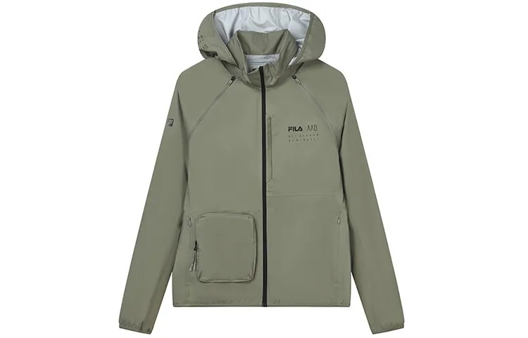 Спортивная куртка мужская темного хаки Fila, хаки