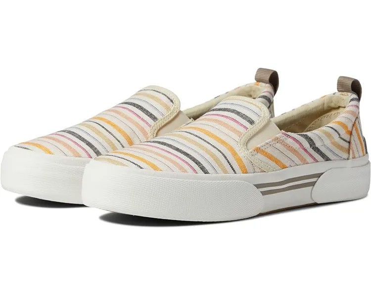 Кроссовки Sperry Pier Wave Hi Slip-On Woven Stripe, мульти