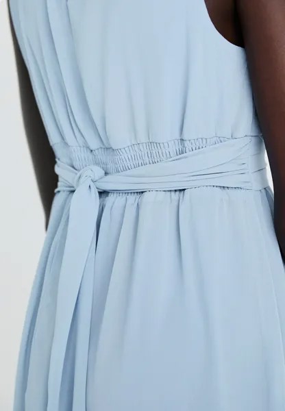 Платье макси VIMILINA VNECK WRAP DRESS VILA, светло-голубой
