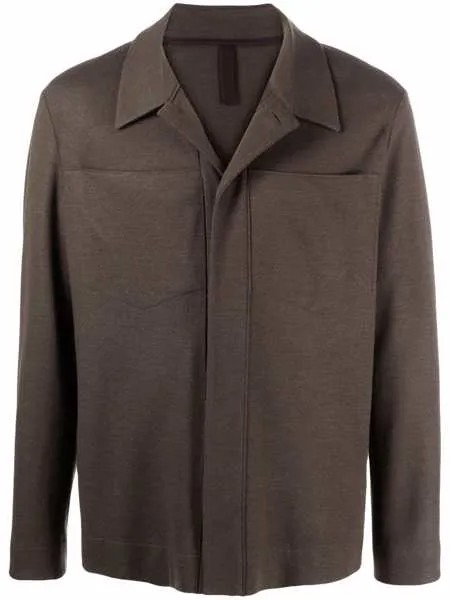 Harris Wharf London шерстяная куртка-рубашка