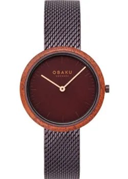 Fashion наручные  женские часы Obaku V245LXNNMN. Коллекция Ultra Slim