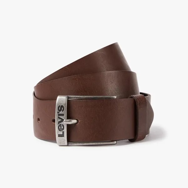 Ремень мужской Levi's Men New Duncan Belt коричневый, 90 см