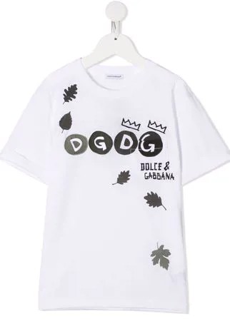 Dolce & Gabbana Kids футболка с логотипом