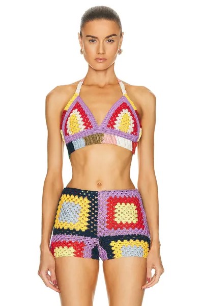 Бюстгальтер Marni X No Vacancy Inn Crochet Halter, цвет Multicolor