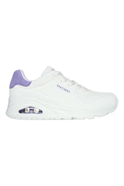 Кроссовки Uno-Pop из кожи Skechers, белый