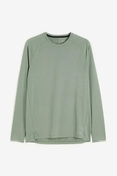 Лонгслив мужской H&M 1025397010 зеленый 2XL (доставка из-за рубежа)