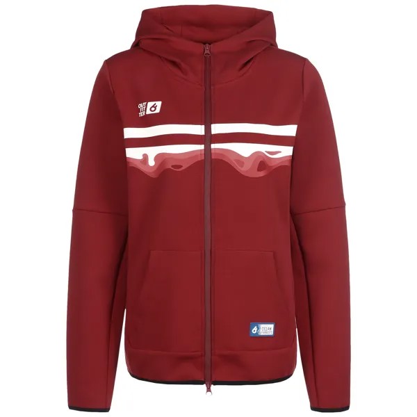 Спортивная куртка OUTFITTER Kapuzenjacke OCEAN FABRICS TAHI, красный