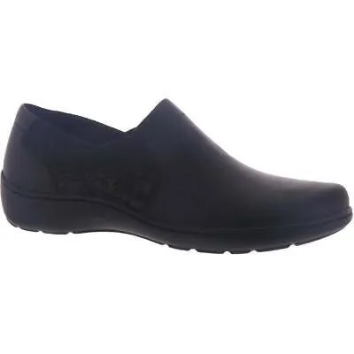 Черные кожаные сабо Clarks Womens Cora Lilac 7 Medium (B,M) BHFO 7719