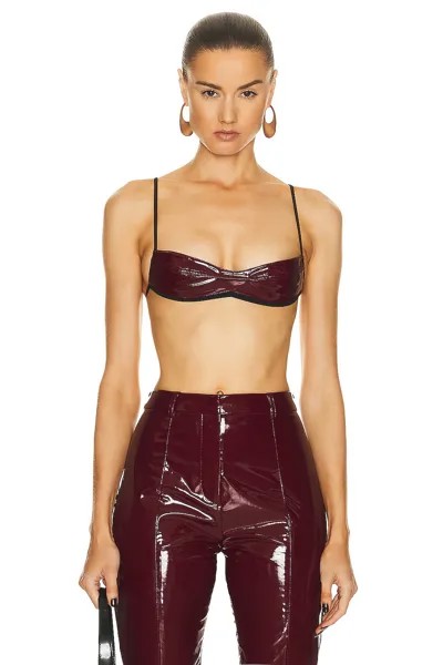 Бюстгальтер Priscavera Vinyl, цвет Oxblood