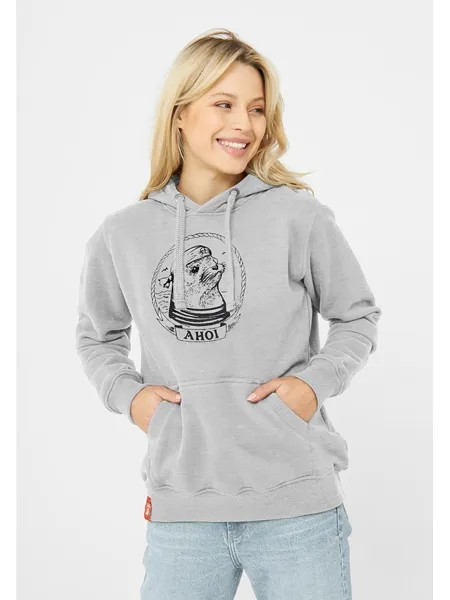 Толстовка Derbe Hoodie, серый