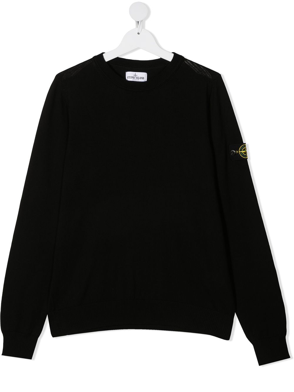 Stone Island Junior толстовка с нашивкой-логотипом