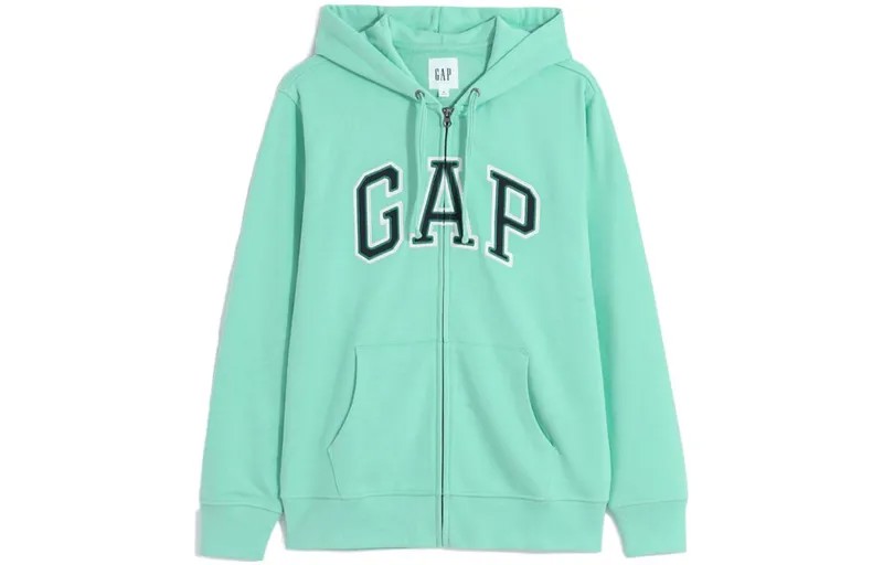 Толстовка с круглым вырезом унисекс Gap, зелено-голубой