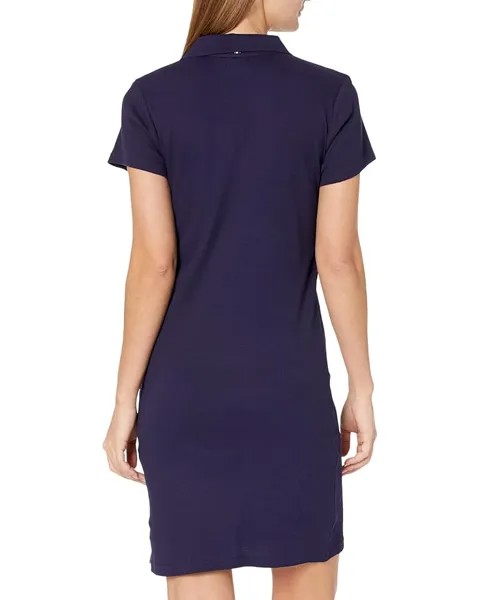 Платье U.S. POLO ASSN. Y' Placket Polo Dress, цвет Evening Blue