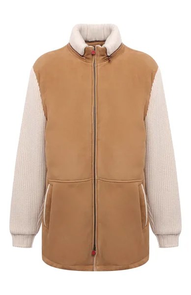 Комбинированная дубленка Kiton