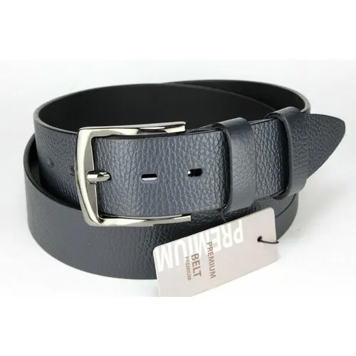 Ремень PREMIUM BELT, размер 115, синий