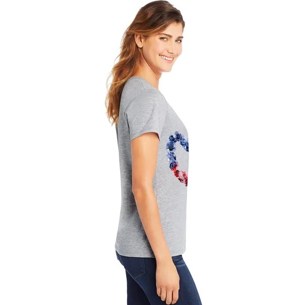 Женская футболка с рисунком Hanes Hanes