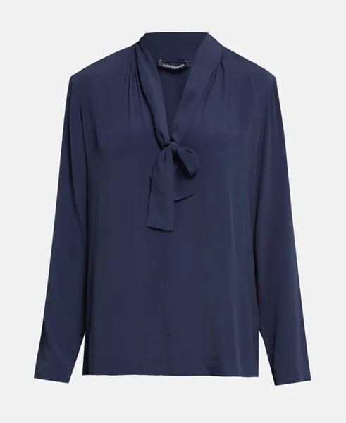 Элегантная блузка-рубашка Luisa Cerano, синий