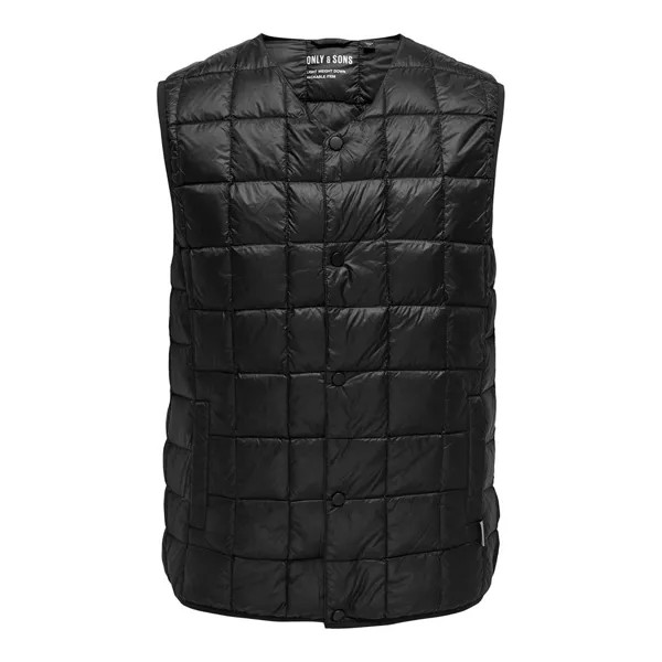 Жилет Only & Sons Gavin Light Vest, черный