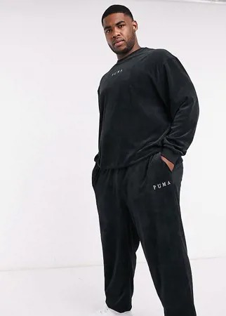 Черные джоггеры Puma Plus Cord эксклюзивно для ASOS-Черный