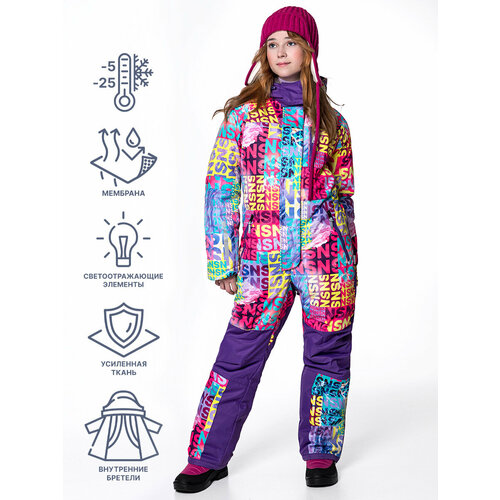 Комбинезон NIKASTYLE 8з2824, размер 158-80, розовый