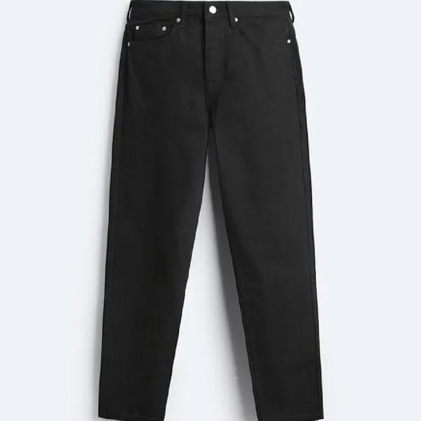 Джинсы Zara Straight Fit, черный