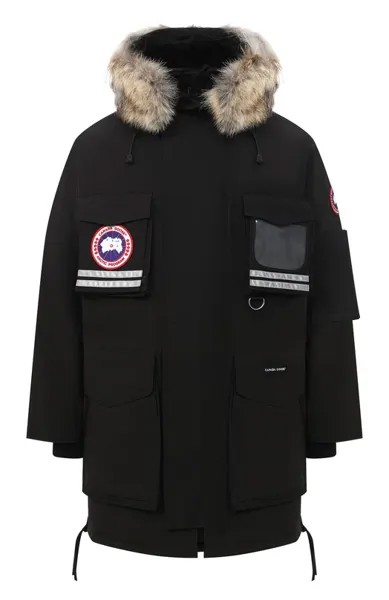 Пуховая парка Snow Mantra с меховой отделкой Canada Goose