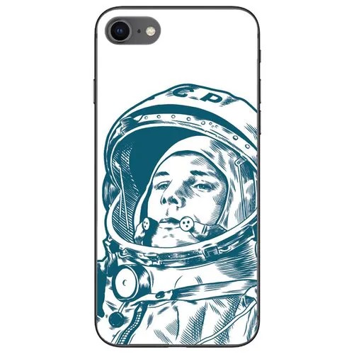 Силиконовый чехол с рисунком Космос для Apple iPhone SE 2020/8/7, Anycase PR0002182