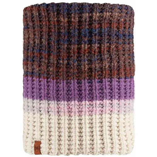 Шарф-труба Buff Knitted Fleece Neckwarmer Alina, размер one size, фиолетовый, красный