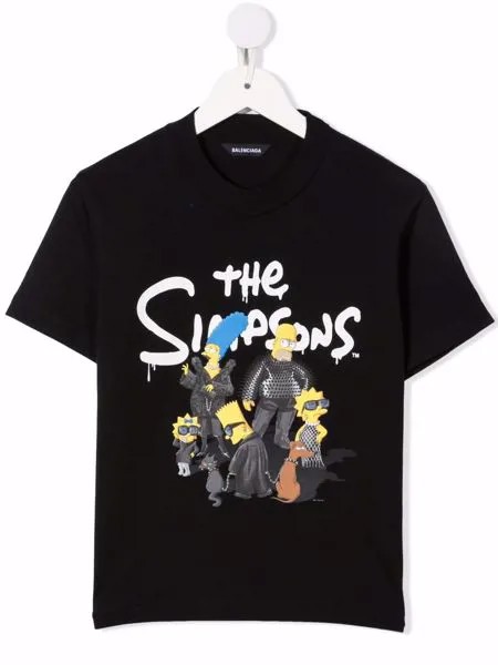 Balenciaga Kids футболка с принтом The Simpsons