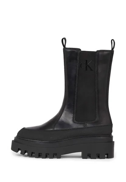 Ботинки на платформе Calvin Klein Jeans FLATFORM CHELSEA BOOT, цвет triple black