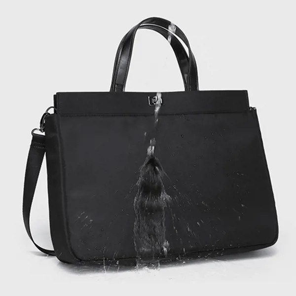 Модный женский деловой портфель для ноутбука 13, 14, 15 дюймов, Офисная сумка на плечо, женские сумки через плечо, дорожные сумки