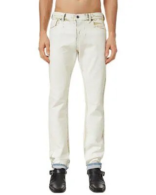 Мужские прямые джинсы Diesel 1995 Snow/White Slim Fit со средней талией, белые 36X32