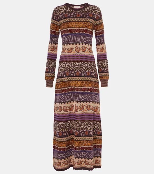 Платье макси из жаккарда Paloma Ulla Johnson, цвет woodland