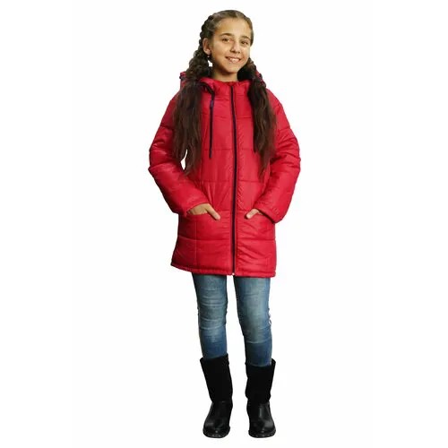 Куртка Эврика, размер 134-68-57, красный