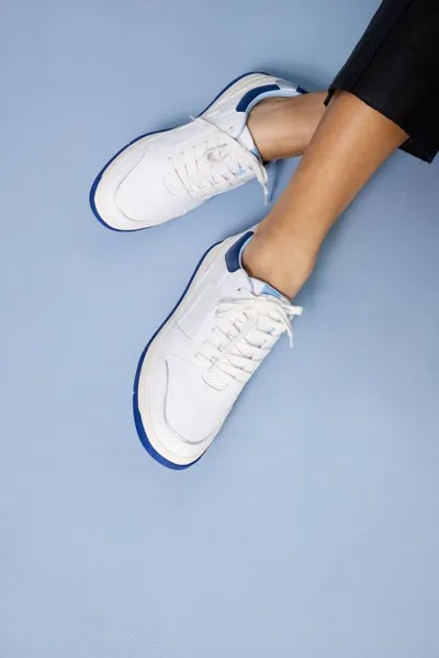 Спортивные туфли Forever Comfort на шнуровке в стиле ретро Next, синий