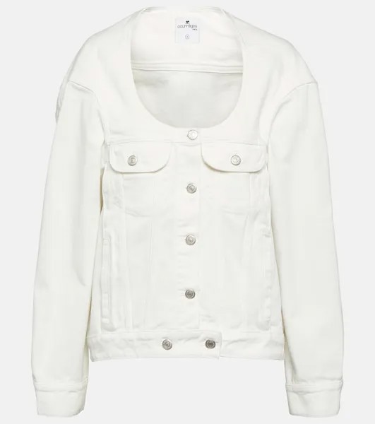 Джинсовая куртка Courrèges, белый