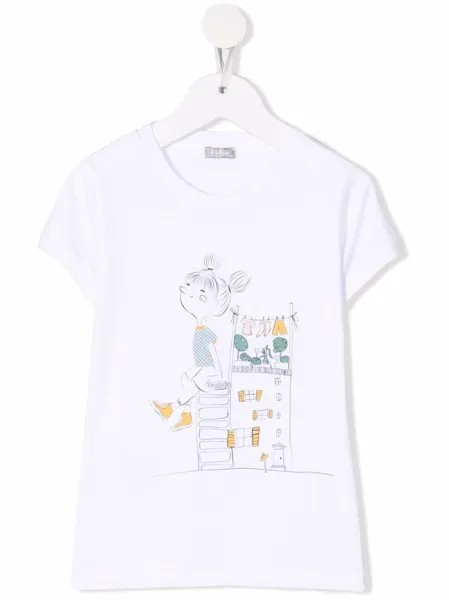 Il Gufo sketch-print T-shirt